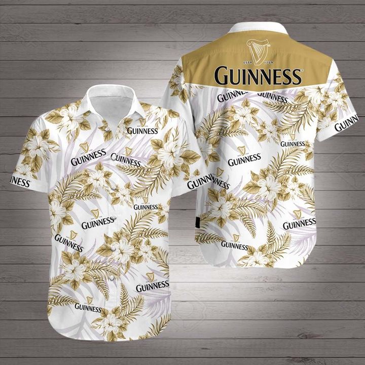 Beer Guinness Hawaiian Shirt,Hawaiian Shirt Gift, Christmas Gift
