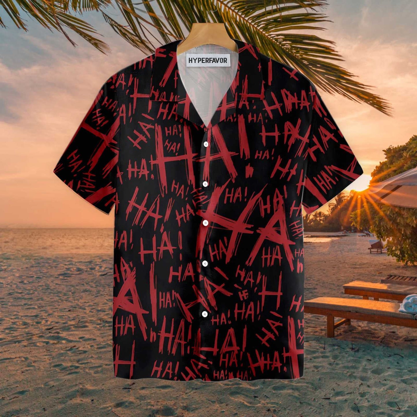 Téacs Maroon Gáire Scary Do Dhearadh Oíche Shamhna Léine Haváís, Bronntanas Léine Haváís, Bronntanas Nollag