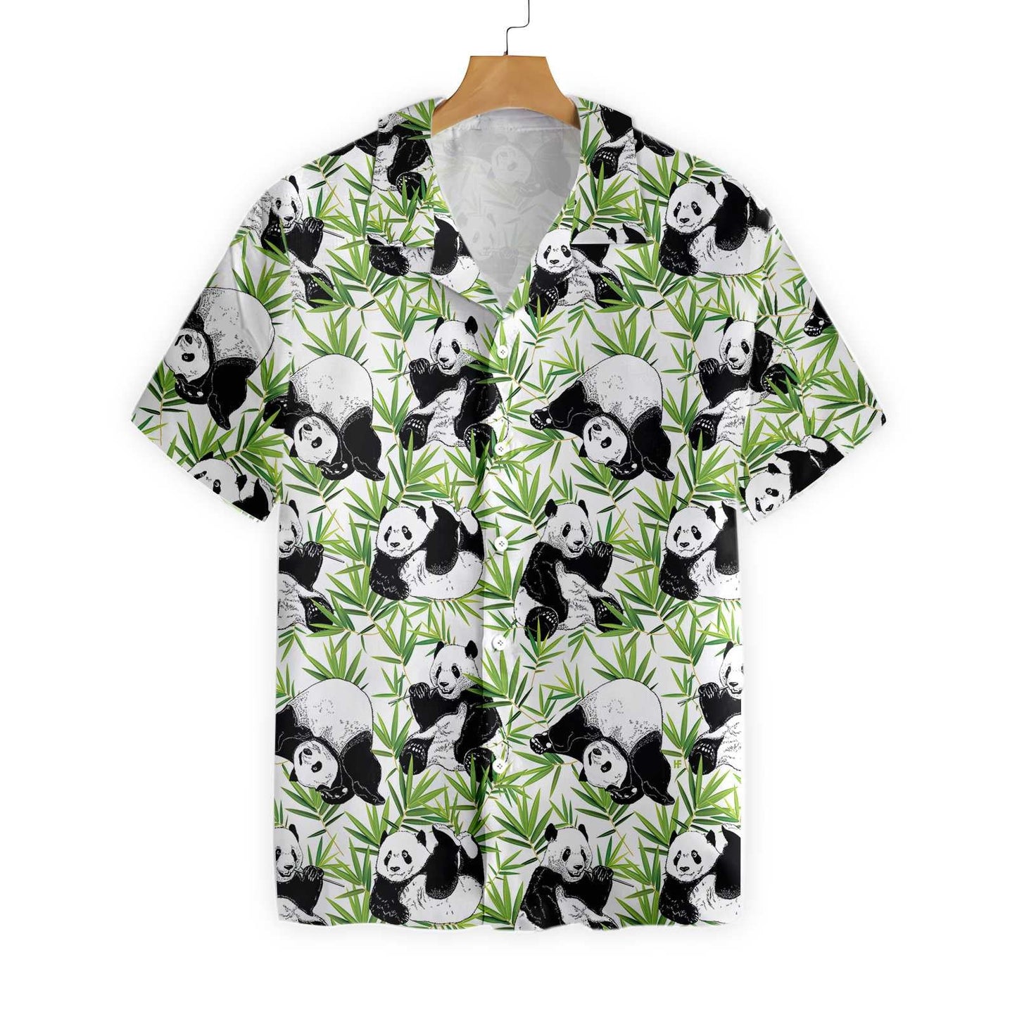 Isteach sa Dúlra Panda Dearadh Bambú Léine Haváís, Bronntanas Léine Haváís, Bronntanas Nollag