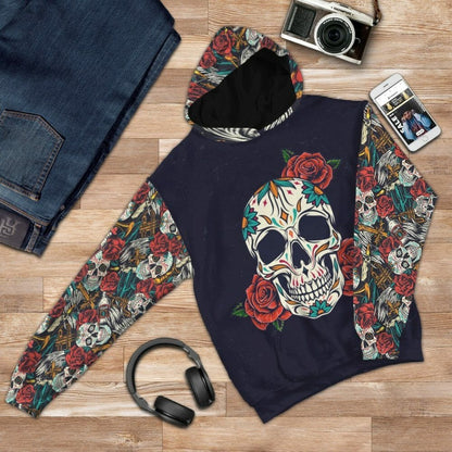 Éadaí Cochaillín Tléine Saincheaptha 3D Skull