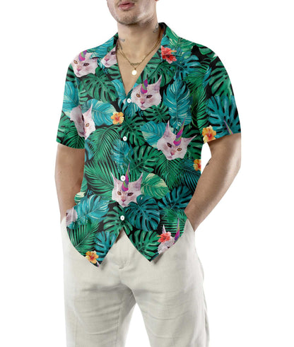 Léine Haváís Cat Unicorn Deep Jungle, Bronntanas Léine Haváise, Bronntanas Nollag