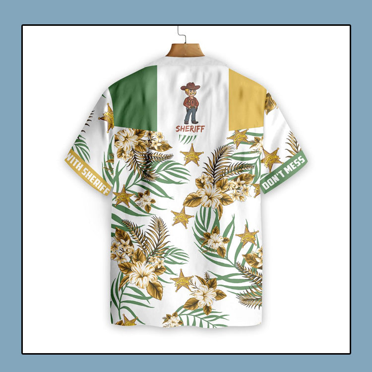 Dont Mess With Sheriff Hawaiian Shirt_Hawaiian Shirt Gift, Christmas Gift