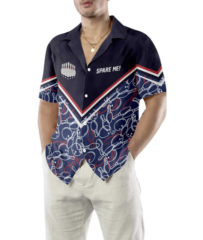 Ideal Spare Me Bowling Design Hawaiian Shirt, Hawaiian For Gift