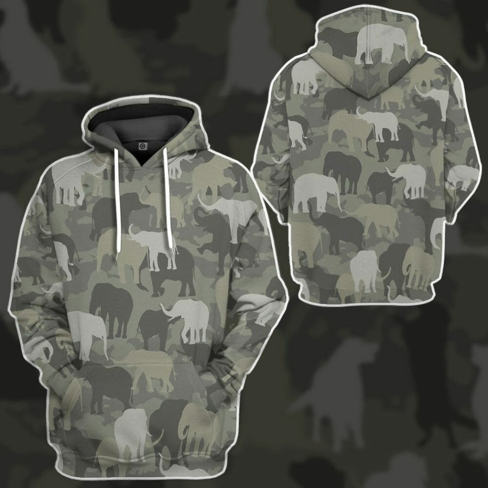 Eilifintí 3D Camo Saincheaptha Tshirt Hoodie Apparel