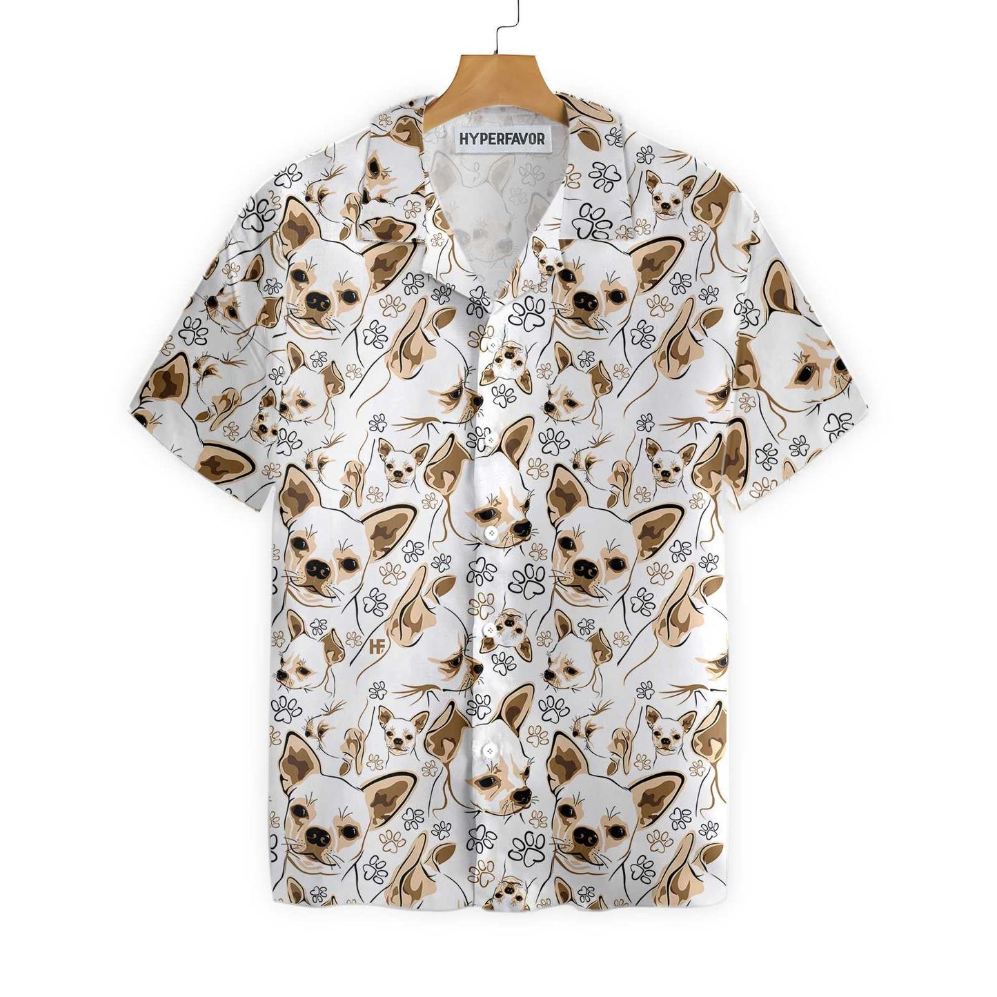 I Love Dog Cute Chihuahua Design Hawaiian Shirt,Hawaiian Shirt Gift, Christmas Gift