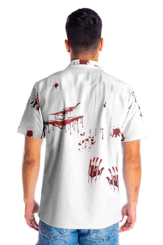 Orgánaigh Cage Rib Oscailte Sracadh Léine Haváíach Drámaíochta, Bronntanas Léine Haváíais, Bronntanas Nollag