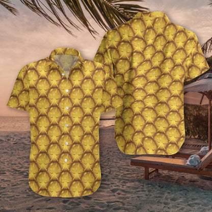 Pineapple Pattern Multiple Fresh Fruits Hawaiian Shirt,Hawaiian Shirt Gift, Christmas Gift