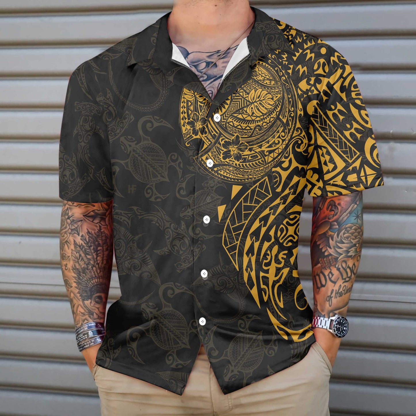Classic Strong And Cool Polynesian Design Hawaiian Shirt, Hawaiian For Gift