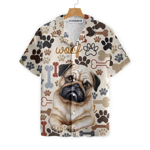 All I Love Is Pug Design Hawaiian Shirt, Hawaiian For Gift