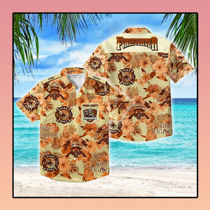 Firefighter fathers day Hawaiian Shirt_ Hawaiian Shirt Gift, Christmas Gift