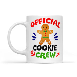Official Cookie Crew Funny Christmas Baking Gift  White Mug Gift For Christmas