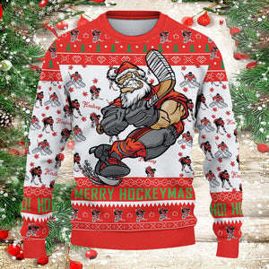Canada Merry Hockeymas Ugly Sweater, Christmas Ugly Sweater, Christmas Gift, Gift Christmas 2022