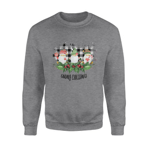 Gnomes funny with Gnomy Christmas - funny sweatshirt gifts christmas ugly sweater for men and women
