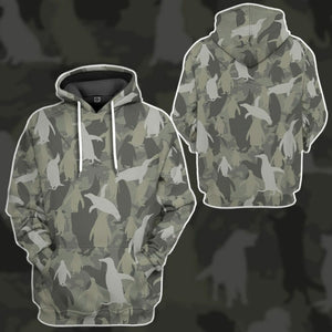 3D Penguins Camo Custom Tshirt Hoodie Apparel