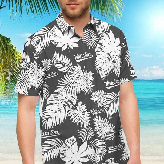 Chicago White Sox Reyn Spooner Aloha Hawaiian Aloha Shirt Hawaiian Shorts Beach Short Sleeve_Hawaiian Shirt Gift, Christmas Gift