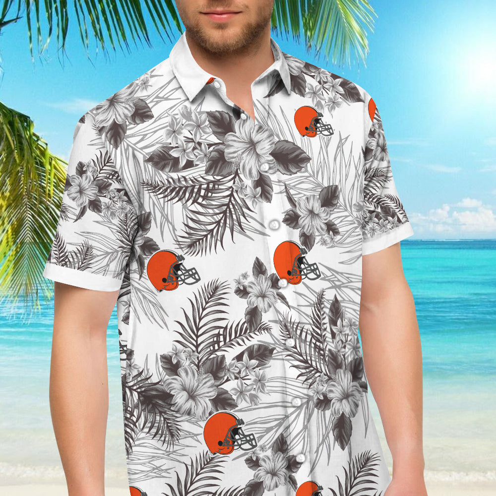 Cleveland Browns Hawaiian Shirt, Hwaiian For Gift