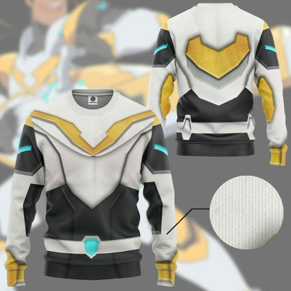 Cosantóir Finscéalach 3D Voltron Hunk Garrett Armúr Éadaí Hoodie Tshirt Saincheaptha