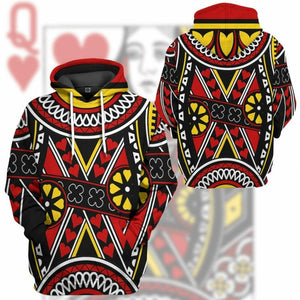 3D Queen of Diamonds Rachel Custom Tshirt Hoodie Apparel