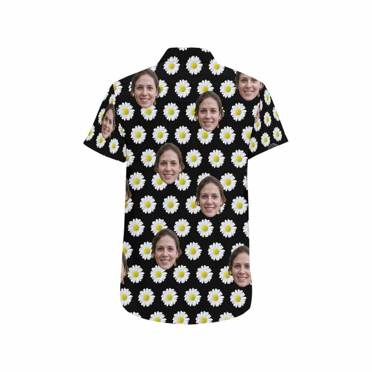 Bláthanna Nóinín ar Ghrianghraf Dubh Léine Haváís Saincheaptha, Bronntanas Léine Haváí, Bronntanas Nollag