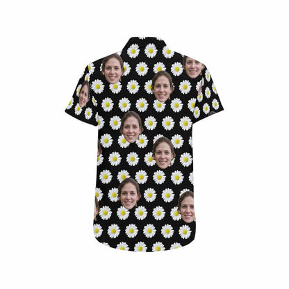 Bláthanna Nóinín ar Ghrianghraf Dubh Léine Haváís Saincheaptha, Bronntanas Léine Haváí, Bronntanas Nollag