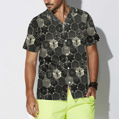 Black And Grey The Honeycomb Conjecture Hawaiian Shirt, Hawaiian For Gift
