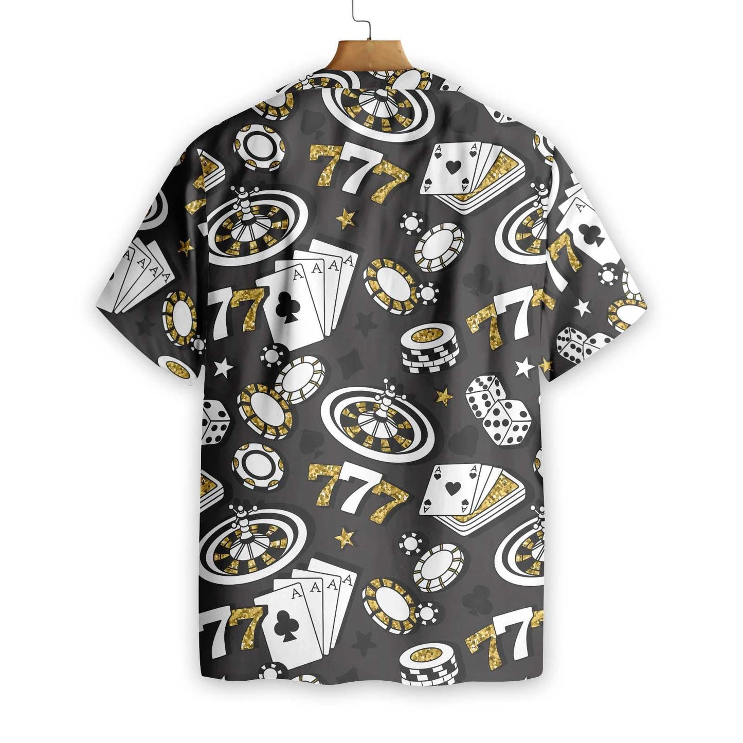 Playing Chip Cards Poker Design Hawaiian Shirt,Hawaiian Shirt Gift, Christmas Gift