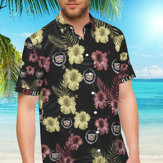 Cadillac Hawaiian Shirt_ Hawaiian Shirts -Hawaiian Shirt Gift, Christmas Gift