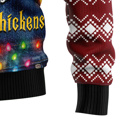 Cailín a bhfuil grá aici don Nollaig agus do sicíní geansaí Nollag, geansaí Nollag gránna, bronntanas Nollag, bronntanas Nollag 2024