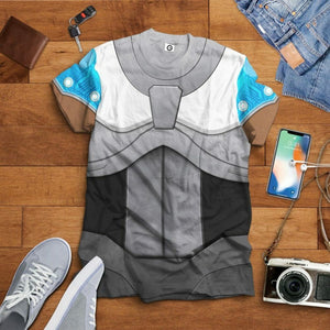 3D Teen Titan Cyborg Cosplay Custom Tshirt Hoodie Apparel