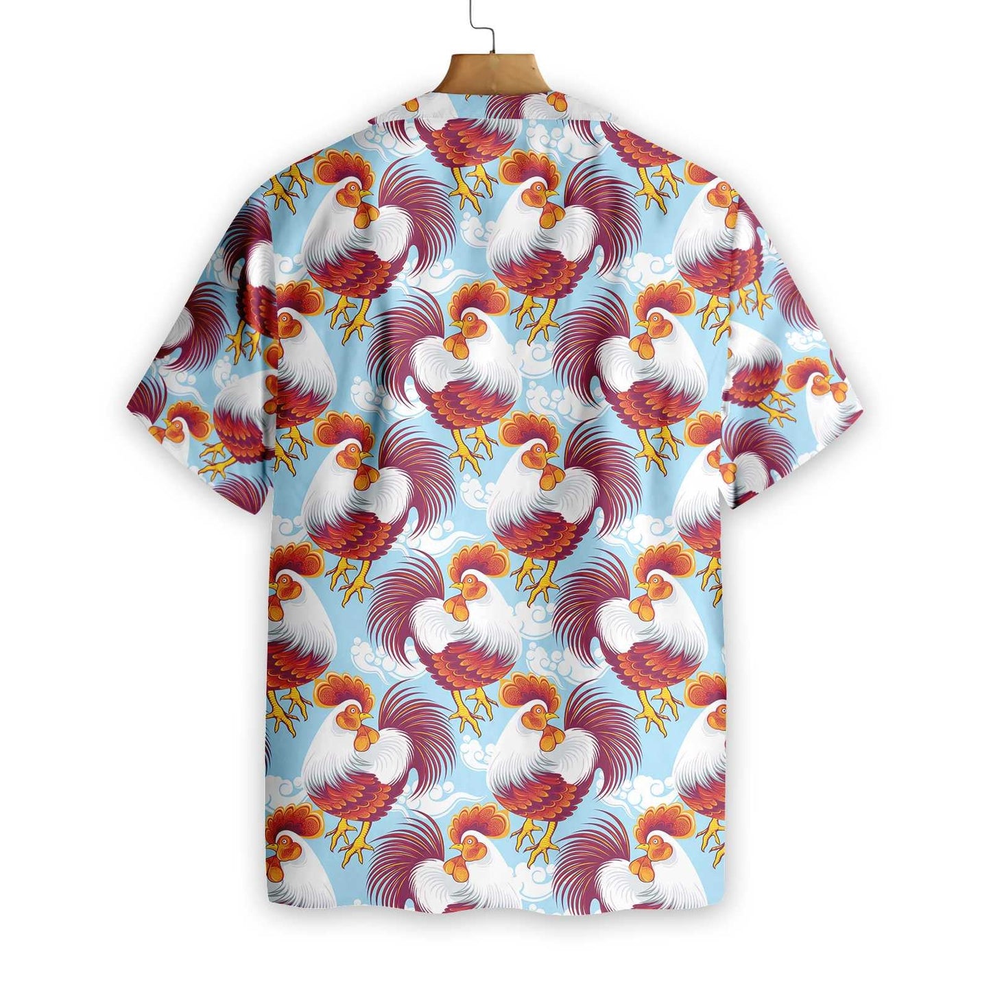 On The Farm Beautiful Chickens Hawaiian Shirt,Hawaiian Shirt Gift, Christmas Gift