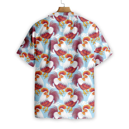 On The Farm Beautiful Chickens Hawaiian Shirt,Hawaiian Shirt Gift, Christmas Gift