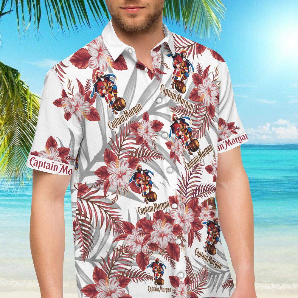 Captain Morgan Hawaiian Shirt_ Hawaiian Shirt-Hawaiian Shirt Gift, Christmas Gift