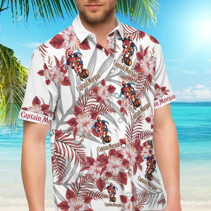 Captain Morgan Hawaiian Shirt_ Hawaiian Shirt-Hawaiian Shirt Gift, Christmas Gift