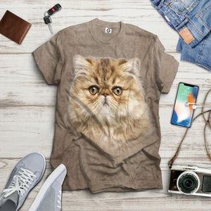 3D Persian Cat Tshirt Hoodie Apparel