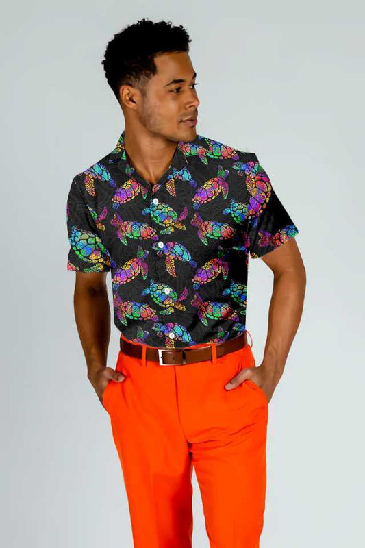 Glorious Boho Style Sea turtle Design Hawaiian Shirt,Hawaiian Shirt Gift, Christmas Gift