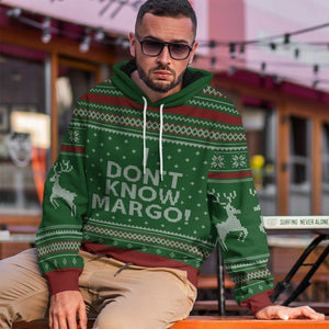 3D I Dont Know Margo National Lampoon Christmas Vacation Ugly Sweater Custom Tshirt Hoodie Apparel