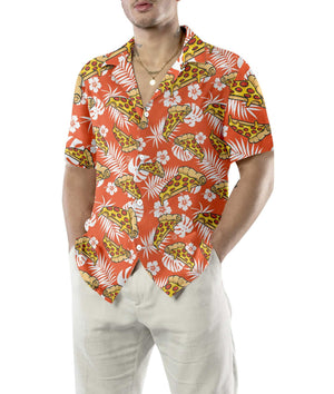 Wonderful Aloha Tropical Pizza Design Hawaiian Shirt, Hwaiian For Gift