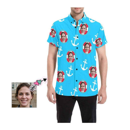 Ancaire Bán I nGrianghraf Éadrom Gorm Léine Haváís Saincheaptha, Bronntanas Léine Haváíais, Bronntanas Nollag