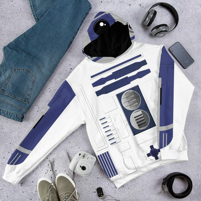 3D R2D2 Cosplay Custom Tshirt Hoodie Apparel