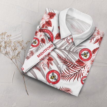 Brentford Football Club Hawaiian Shirt,Hawaiian Shirt Gift, Christmas Gift