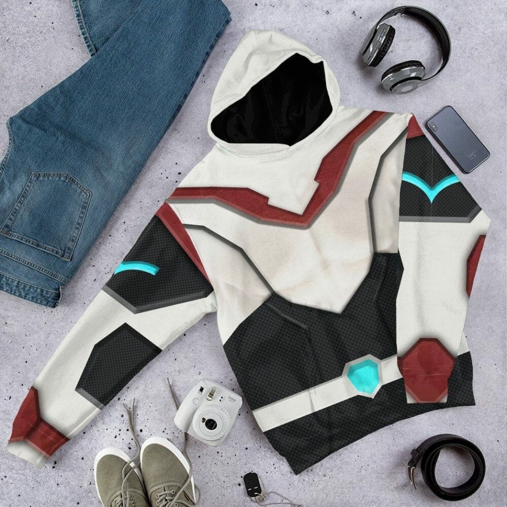 Cosantóir Finscéalach 3D Voltron Keith Kogane Armor Custom Tshirt Hoodie Apparel