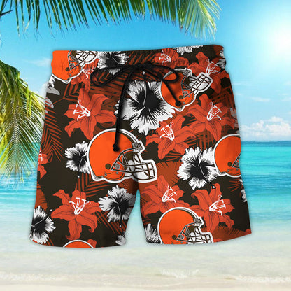 Cleveland Browns Hawaiian Shirt_Hawaiian Shirt Gift, Christmas Gift