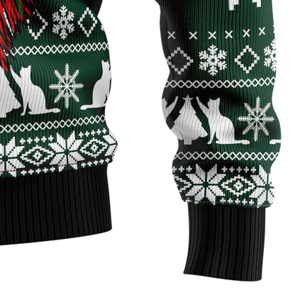 Meowy Christmas Ugly Christmas Sweater,Christmas Ugly Sweater,Christmas Gift,Gift Christmas 2024