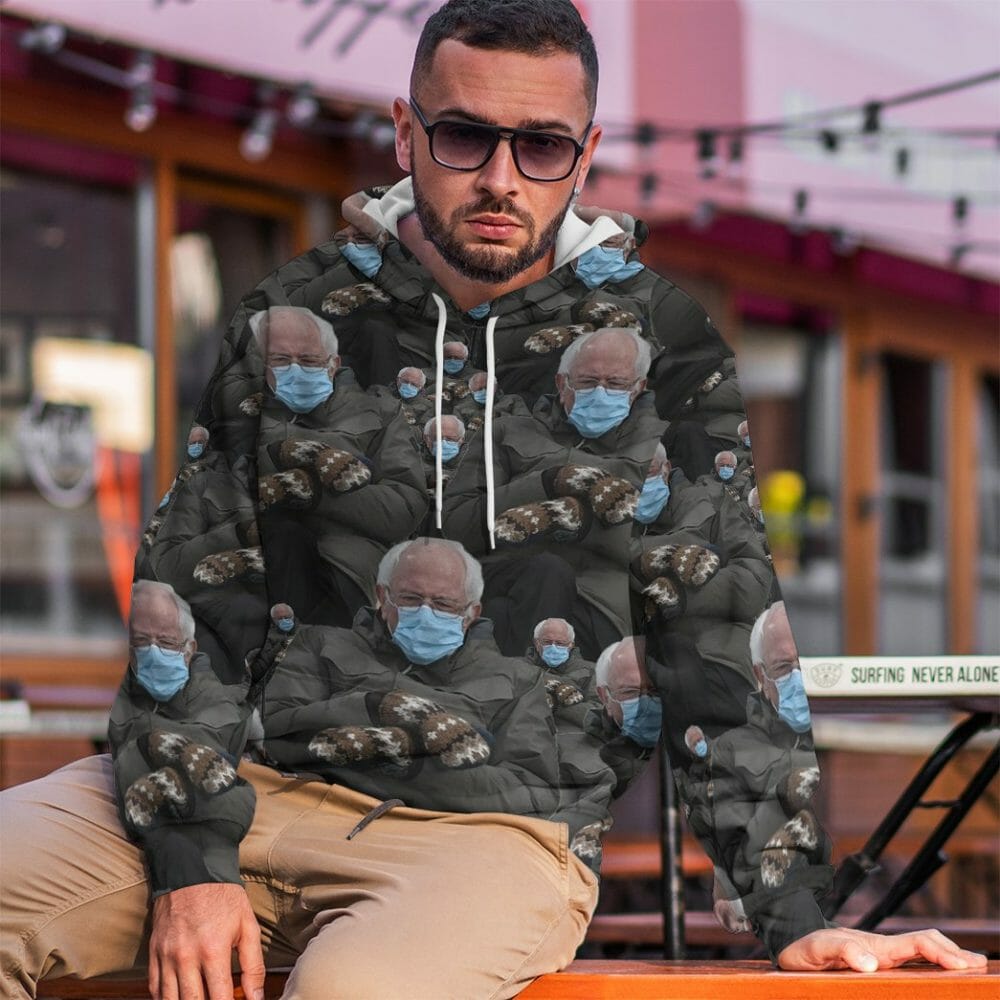 3D Cathaoirleach Bernie Sanders Custom Tshirt Hoodie Apparel