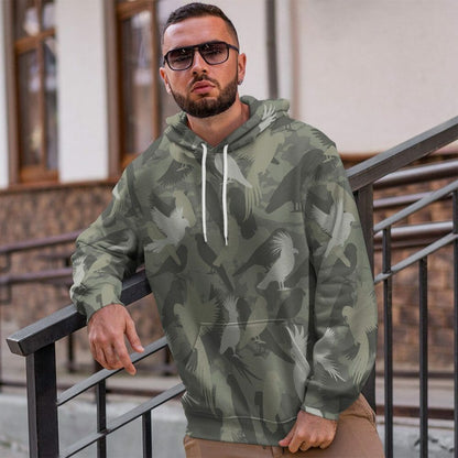 3D Parrot Camo Custom Tshirt Éadaí Hoodie