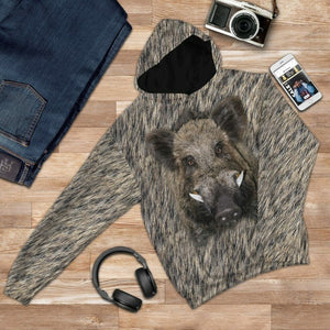 3D Boar Hunter Front And Back Custom Tshirt Hoodie Apparel