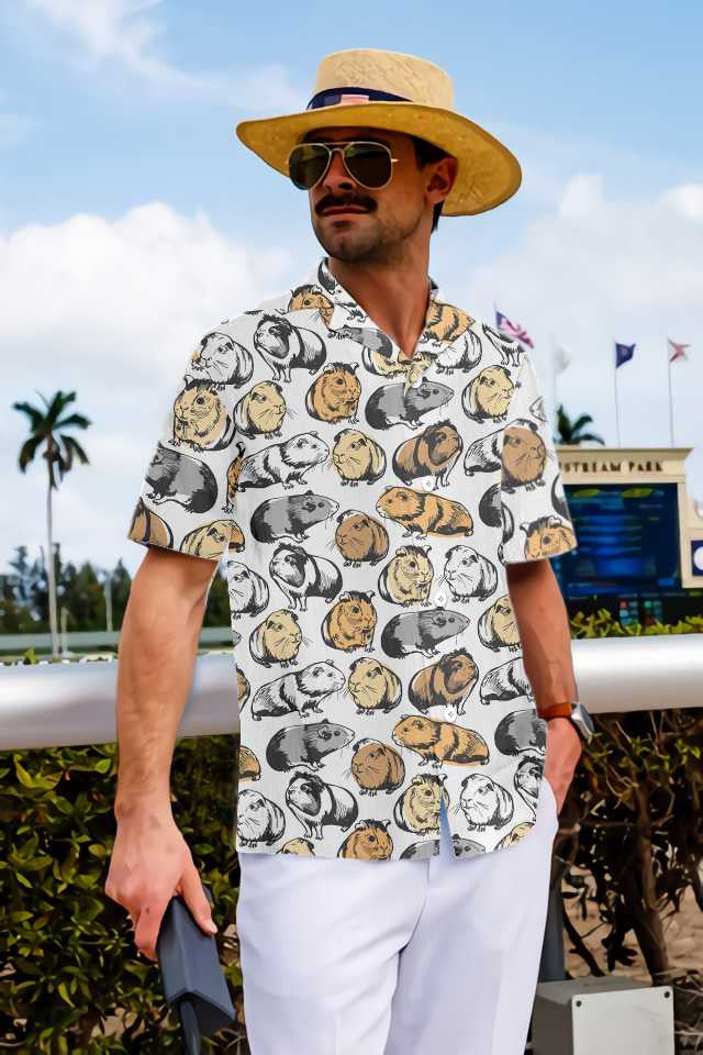 Muc Ghuine Clasaiceach Dearadh Gan uaim Léine haváíais, Haváís Le Bronntanas