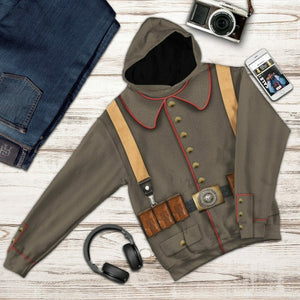 3D WW1 German Soldier Tshirt Hoodie Apparel