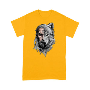 Viking T-shirt, Viking Warrior T-shirt - Viking Wolf T-shirt, Family Gift Idea For Men