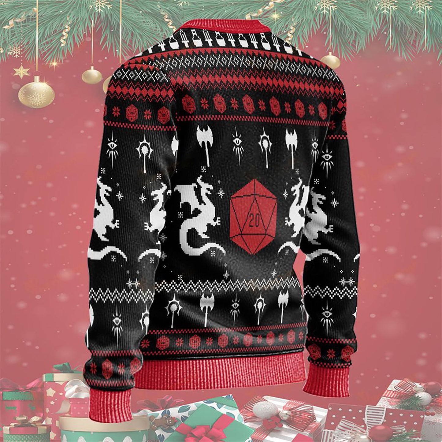 Dungeons and Dragons Guess Ill die Christmas Sweater, Christmas Ugly Sweater, Christmas Gift, Gift Christmas 2024